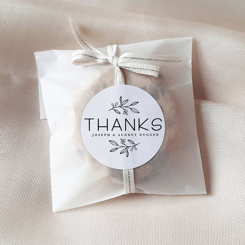 2.5cm-6cm Custom Logo Stickers - Food Storage Labels review and price
