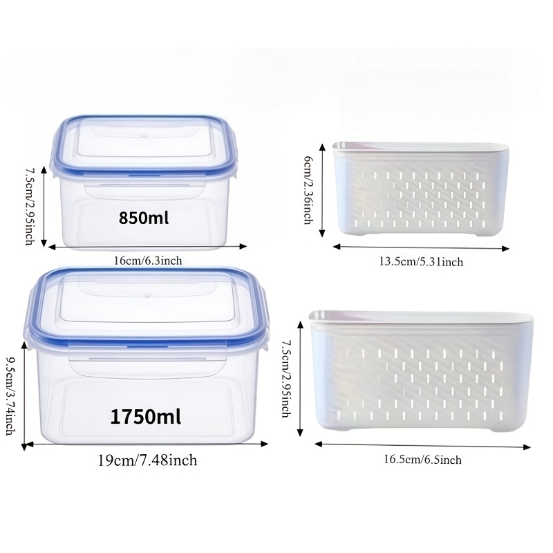 4pcs/Set Leak-Proof Food Stora - Food Storage Prep Containers review and price