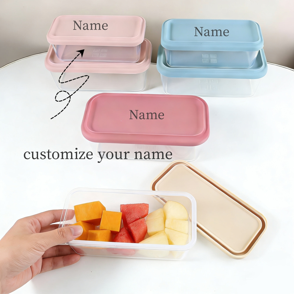 500ml 900ml Personalized name  - Food Storage Name review and price