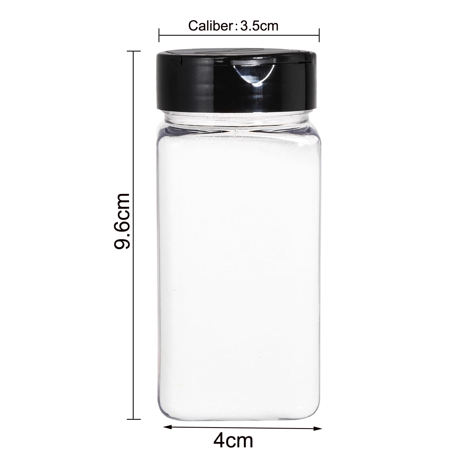 Square Large Plastic Spice Jar - Food Storage Box Large review and price