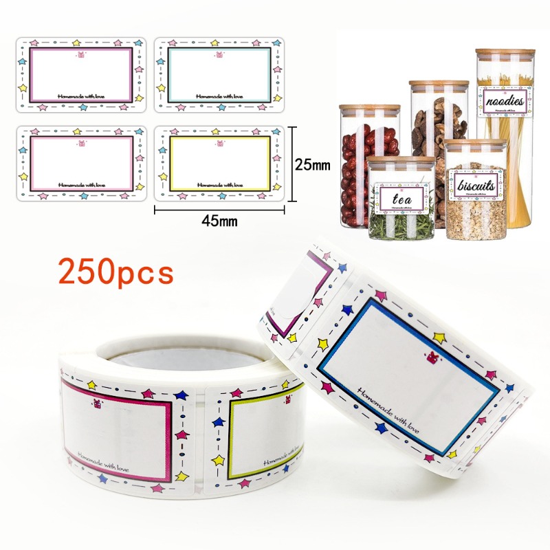 250Pcs/Roll Blank Kitchen Name - Food Storage Name review and price