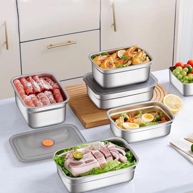 Stainless Steel Sealed Lunch B - Food Storage Box Large review and price