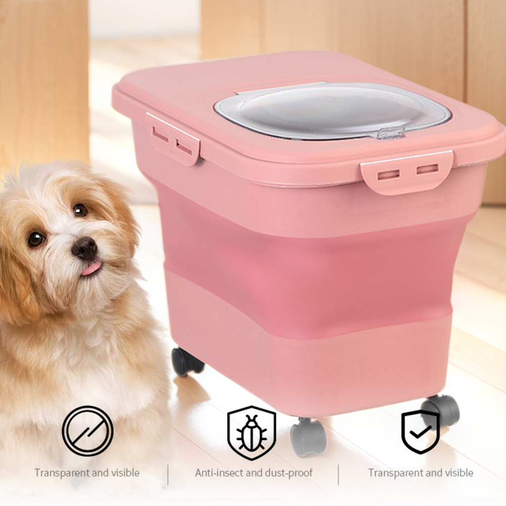 Collapsible Dry Cat Food Box 2 - Food Storage Box Large review and price