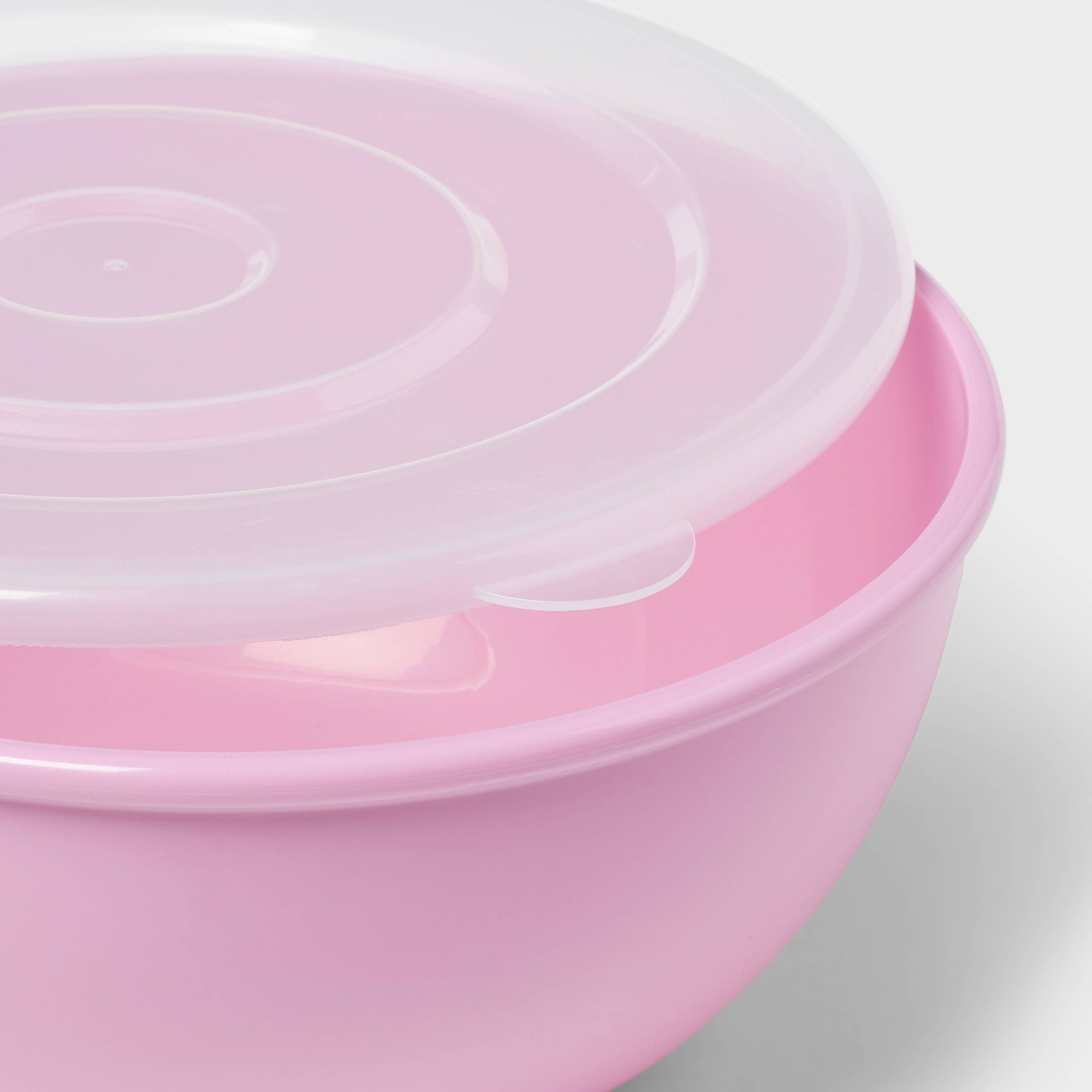 Pink Bowl With Matching Lid, D - Food Storage Prep Containers review and price