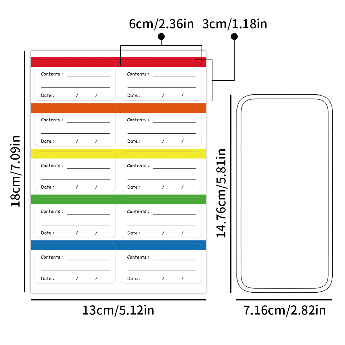 10 Sheets/Pack Freezer Labels  - Food Storage Labels review and price