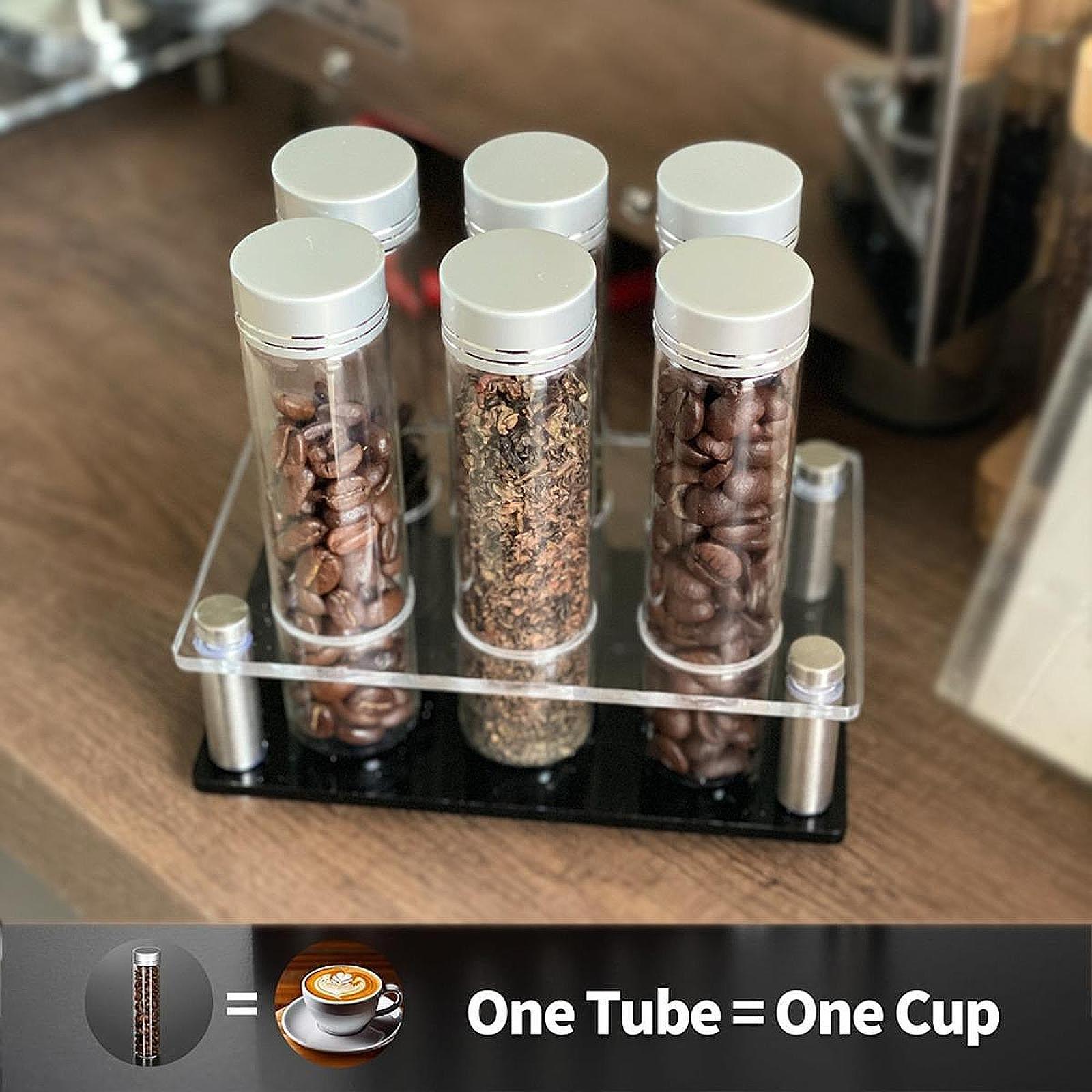 Coffee Cellars 6 Tubes Display - Food Storage Youtube review and price